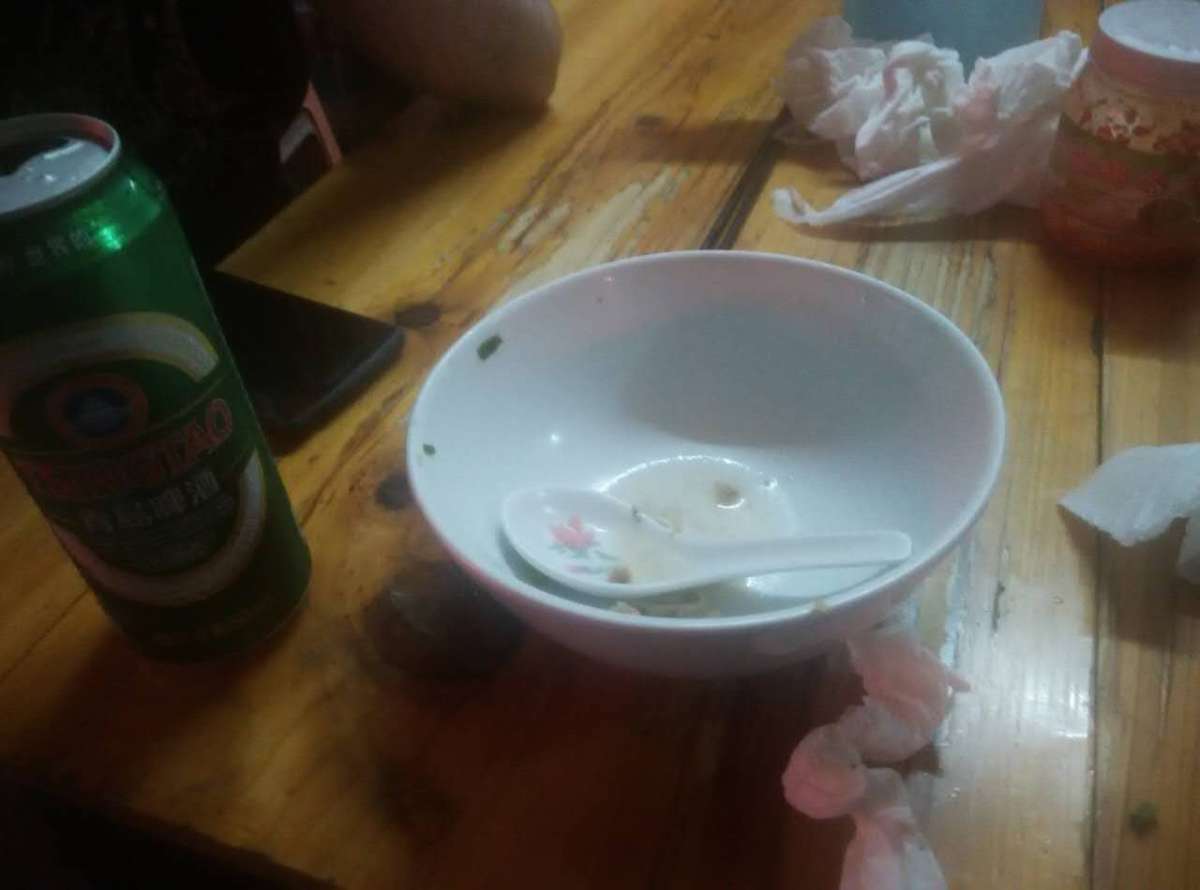 The broth tasted delicious